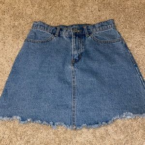 brandy Melville jean skirt